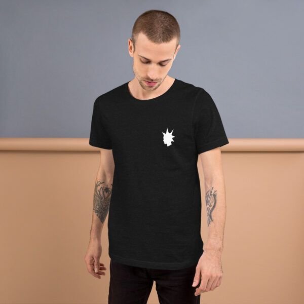 camiseta unisex negra