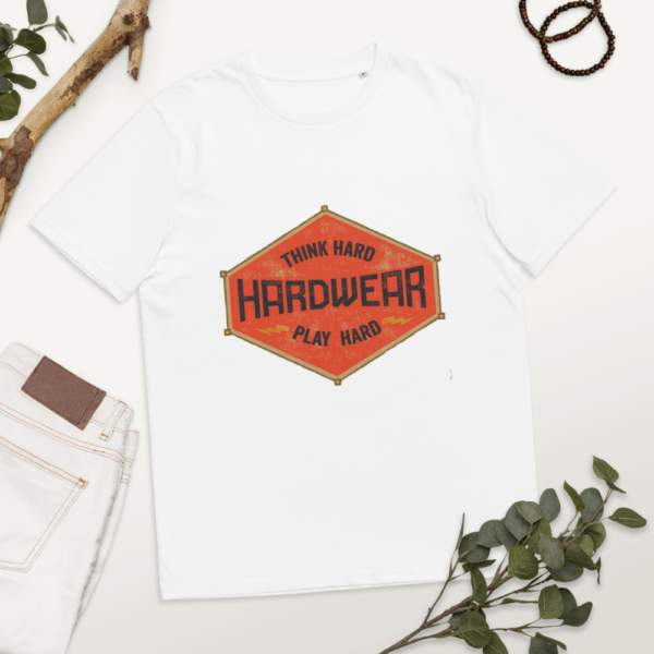 camiseta blanca hard wear